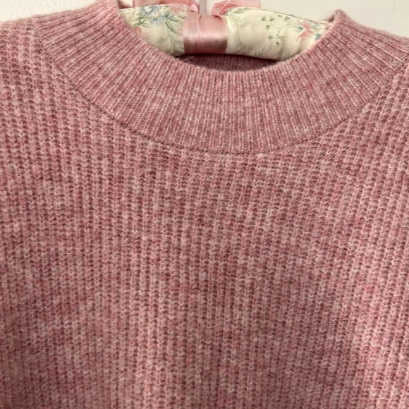 Old Navy, ladies tunic sweater, mock neck, pink, size XL - Picture 4 of 8